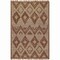 Nuloom Tegan Bohemain Diamond Leather and Jute Area Rug 5ft x 8ft VCRC02A-508 - alternate 5
